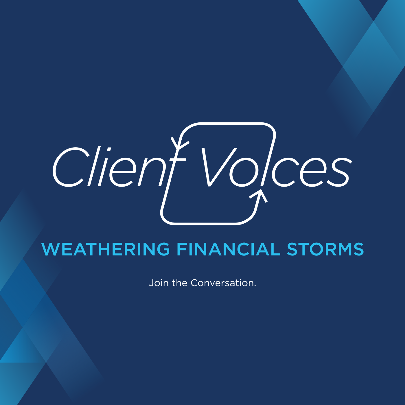 blue background with title text and logo
