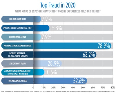 Top Fraud in 2020 Poll Infographic.