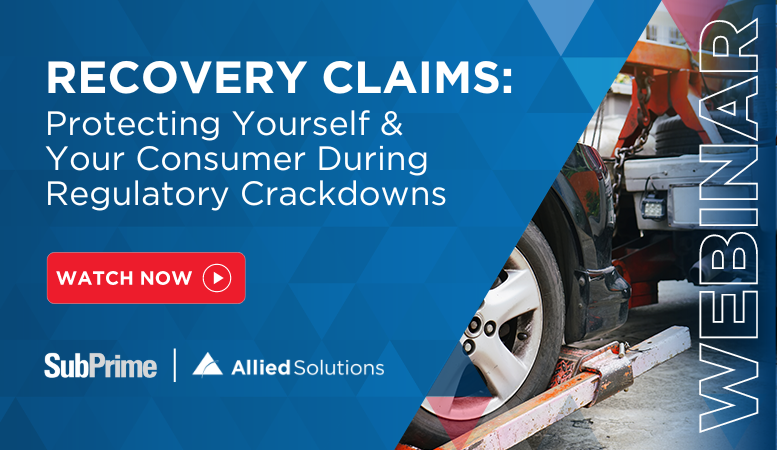 Recovery Claims webinar image, click to watch now