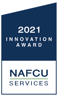 2021 NAFCU innovation award logo
